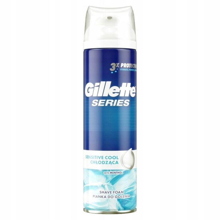 PIANKA DO GOLENIA GILLETTE SERIES SENSITIVE COOL