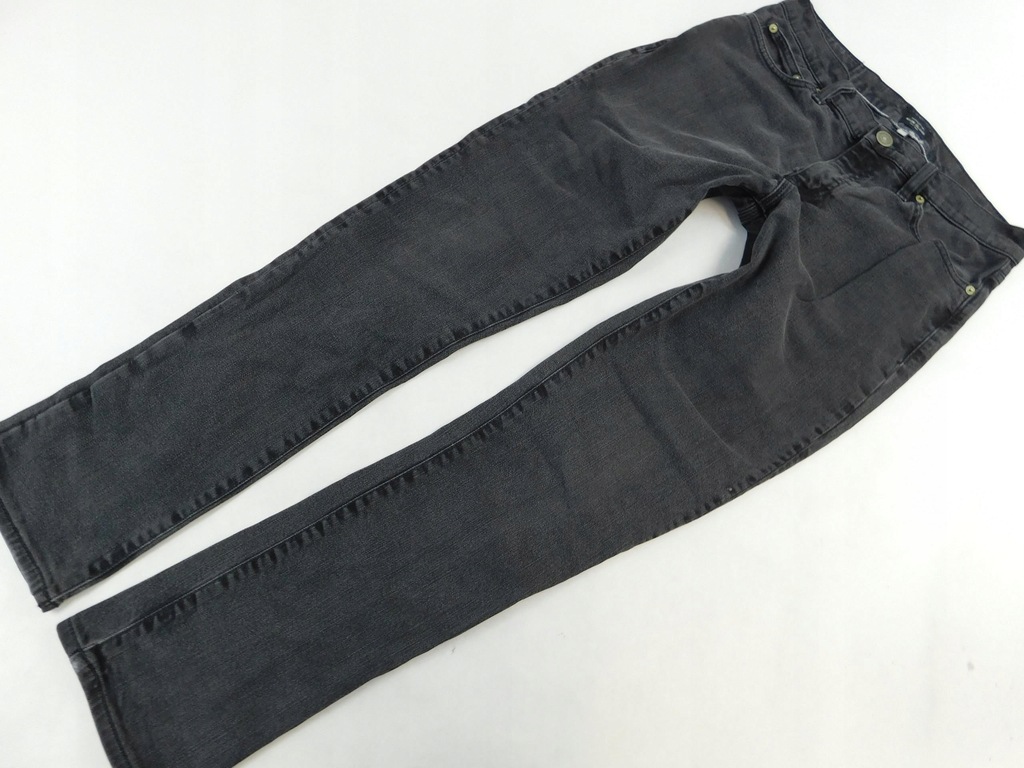 1901mk62 RIVER ISLAND szare SPODNIE jeans 30/30