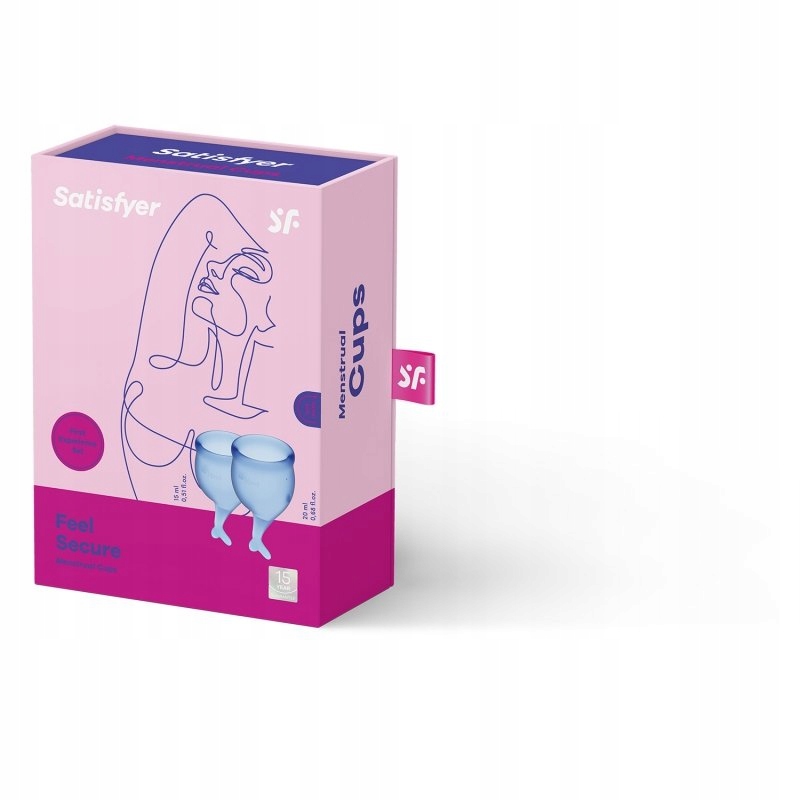 Tampony - Feel Secure Menstrual Cup (dark blue)