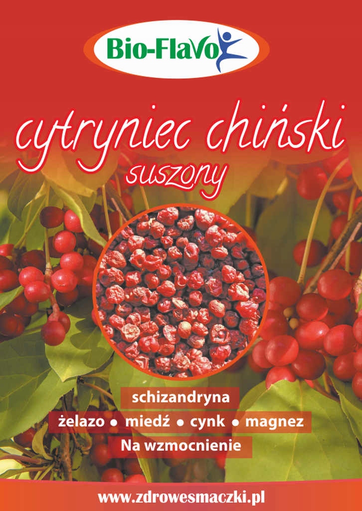 Cytryniec chiński (Schisandra) 200g Bio-Flavo