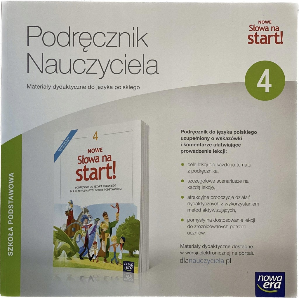Zeszyt ćwiczeń Nowe Słowa Na Start Klasa 4 Odpowiedzi NOWE SŁOWA NA START klasa 4 ksiązka nauczyciela - 12623624508