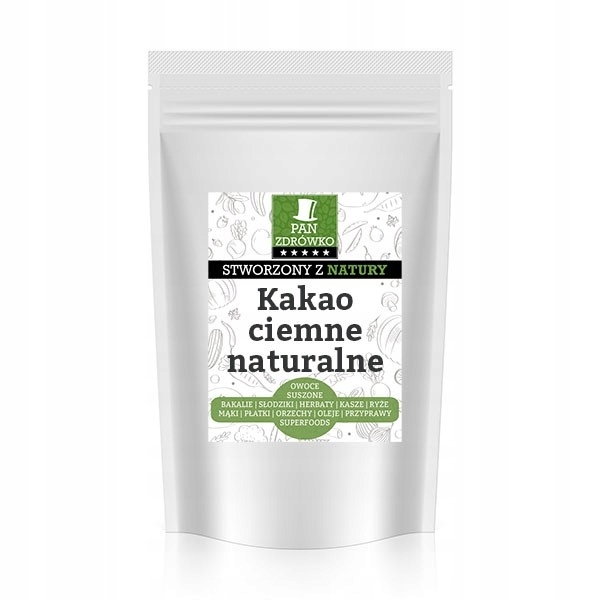 KAKAO CIEMNE NATURALNE W PROSZKU 250g