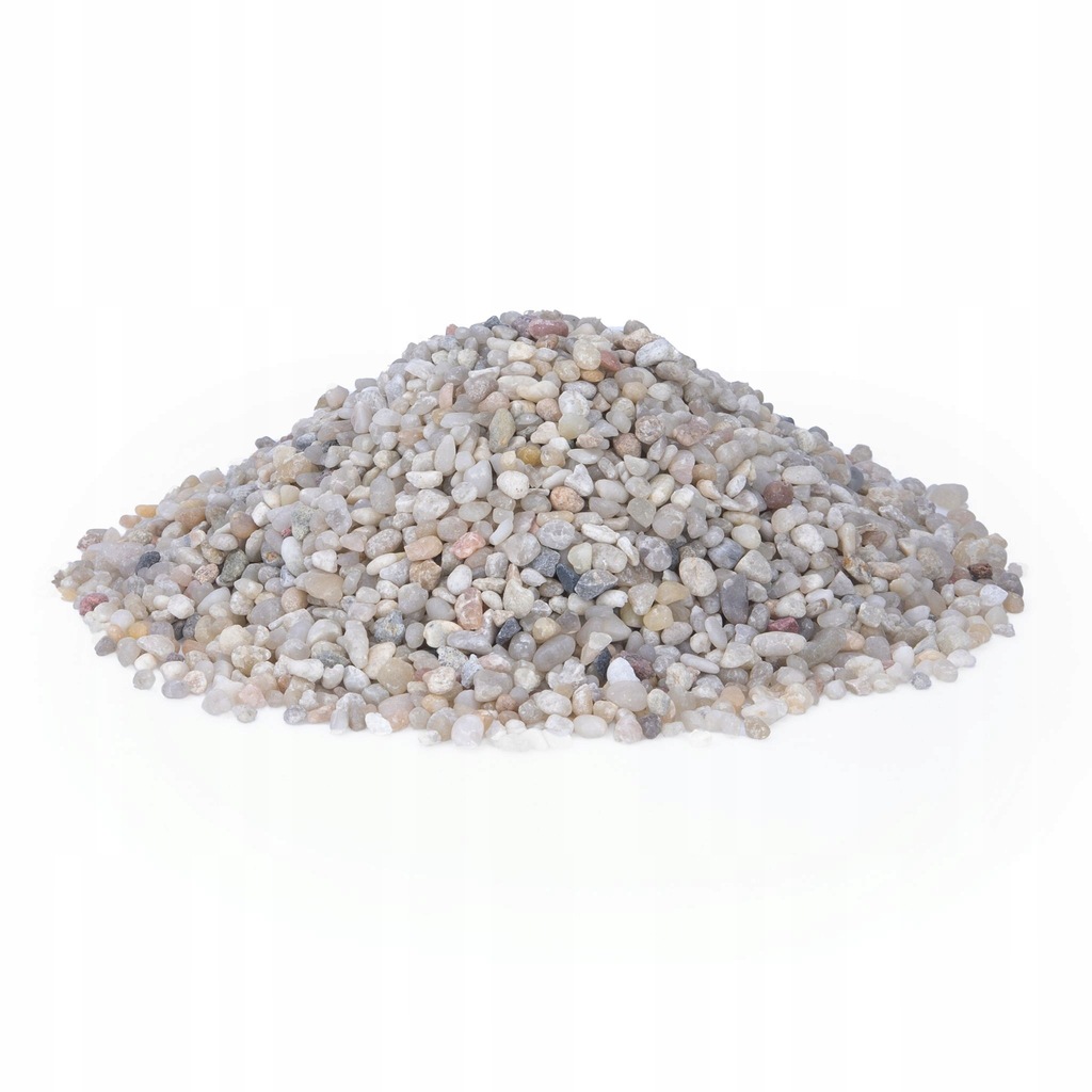 2kg Żwir do Akwarium Naturalny Jasny 3-5mm