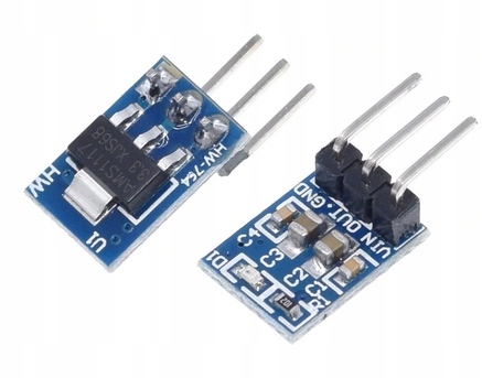 Mini moduł zasilania 3.3V Step-Down AMS1117