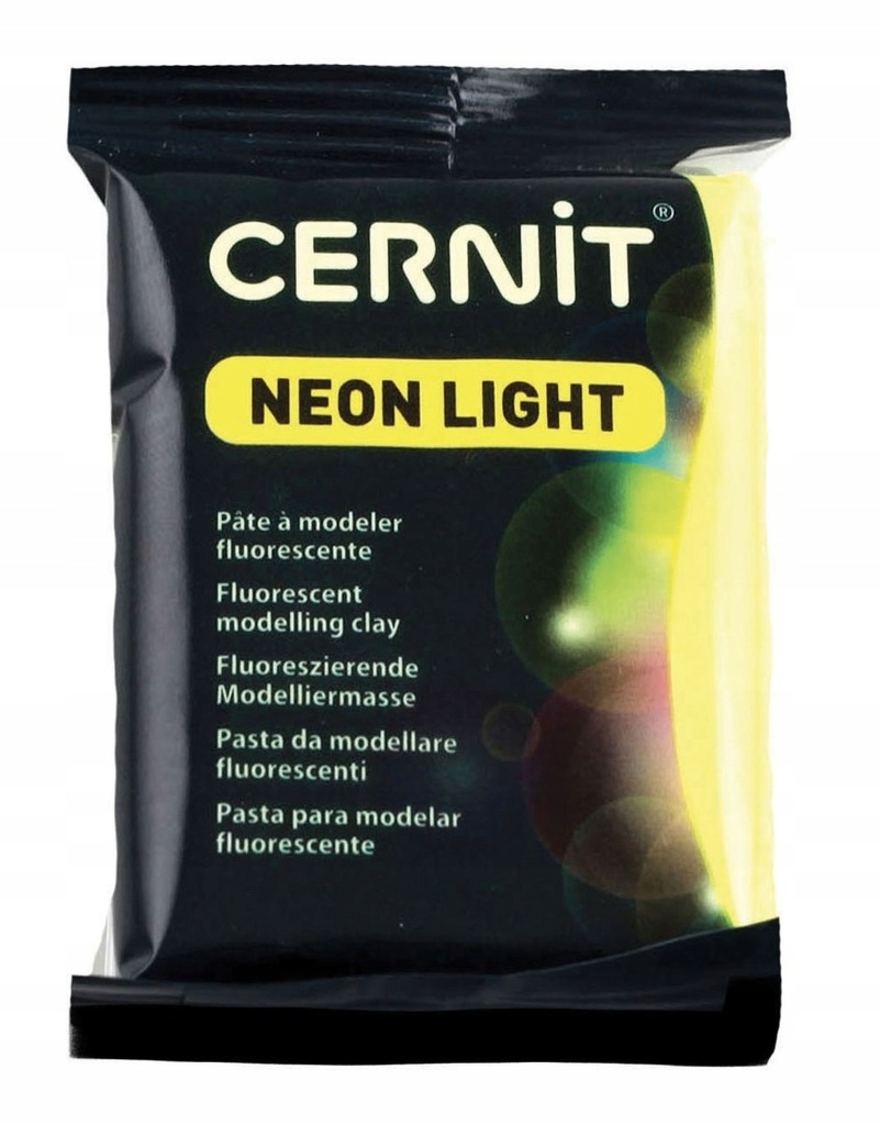 CERNIT Modelina Neonowo Żółta 56 g