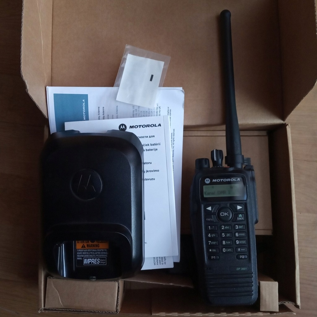Radiotelefon Motorola DP3601 VHF DMR GPS