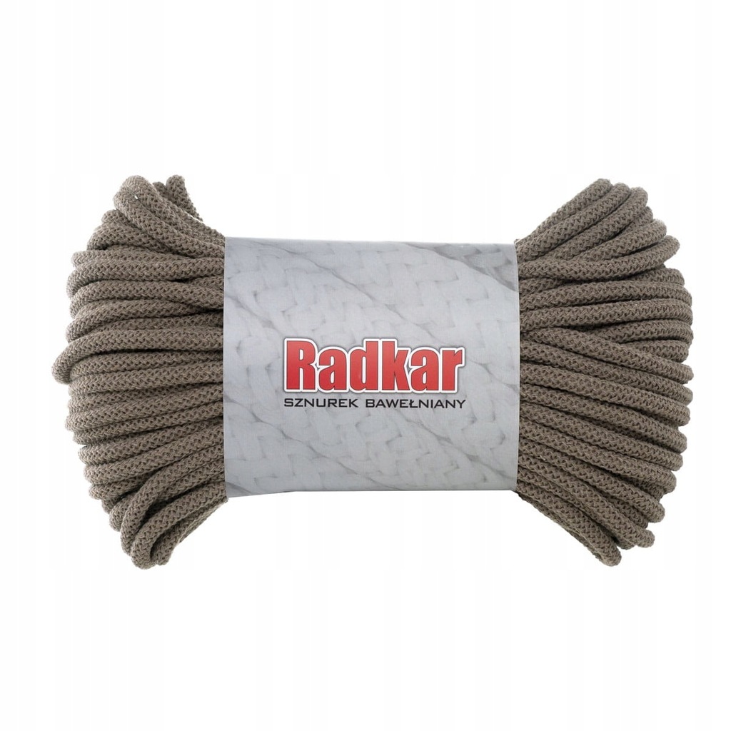 Sznurek bawełniany 7mm - Mokka (700) RADKAR
