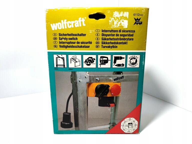 WŁĄCZNIK BEZPIECZEŃSTWA WOLFCRAFT 6112000