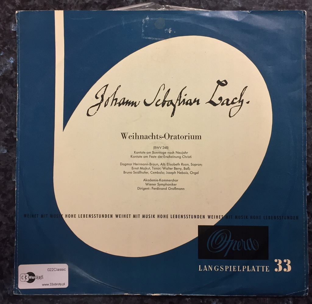 Купить И.С.Бах - Weihnachts Oratorio BWV 248 - фрагменты: отзывы, фото, характеристики в интерне-магазине Aredi.ru