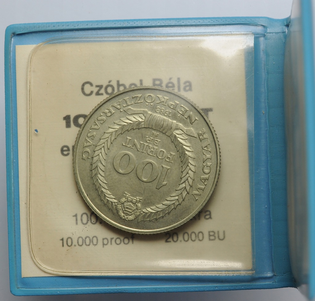 72. Węgry, 100 forint 1983, Bela Czobel