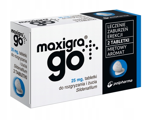 Maxigra Go 25 mg x 2 tabletek