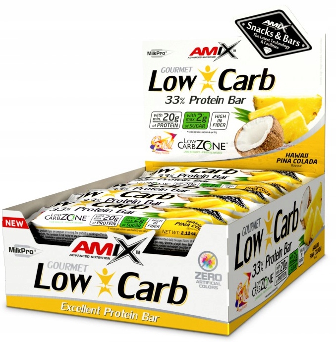Amix Low-Carb 33% Baton proteinowy PINA COLADA