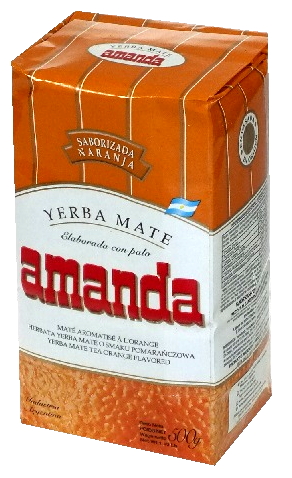 Yerba Mate Amanda Naranja 500g pomarańczowa