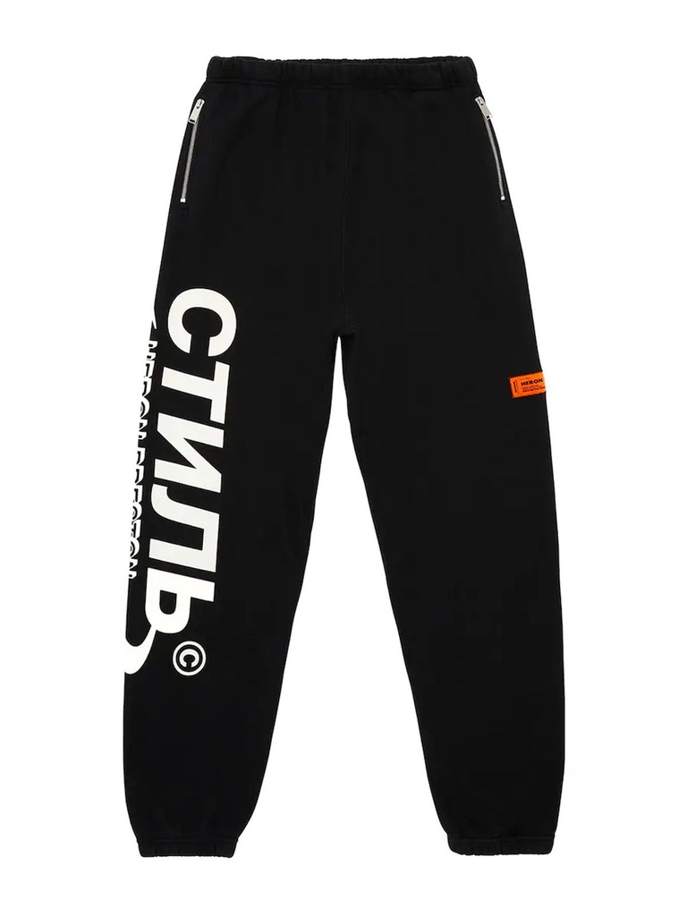 HERON PRESTON MĘŻCZYZN CZARNY JOGGERS L INT