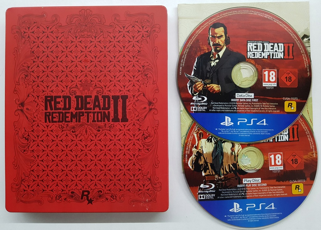 Купить RED DEAD REDEMPTION II PL PS4 STEELBOOK RDR 2 ХИТ: отзывы, фото ...
