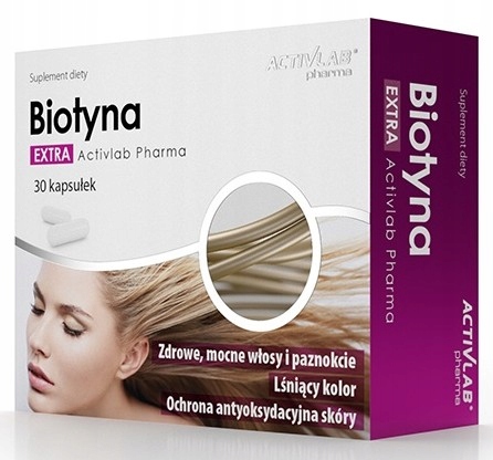 ACTIVLAB BIOTYNA EXTRA 30k SKÓRA PAZNOKCIE WŁOSY