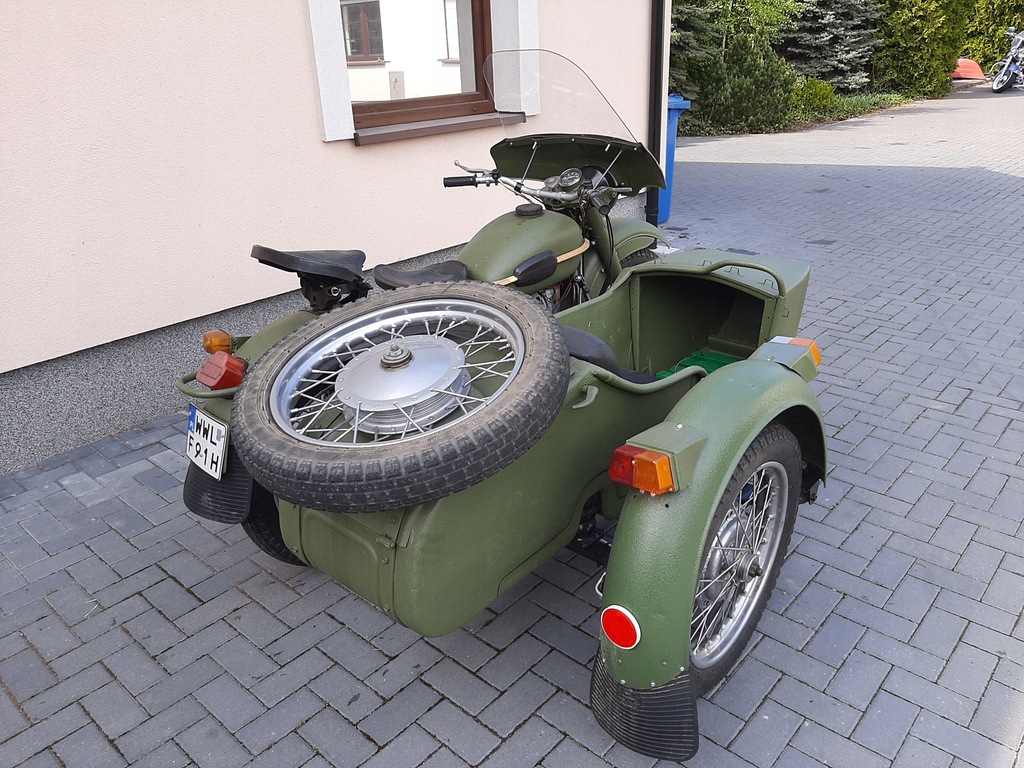 Motor z koszem Ural M67/63 rok 1983 9396882769 oficjalne archiwum