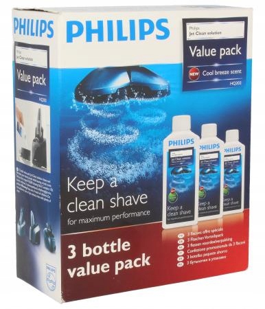 PHILIPS Jet Clean HQ200 3 x 300 ml PŁYN DO GOLAREK