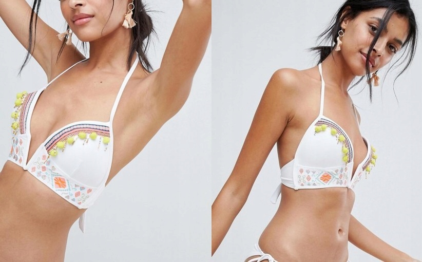 B32O022 GÓRA BIKINI Z HAFTEM RIVER ISLAND 44