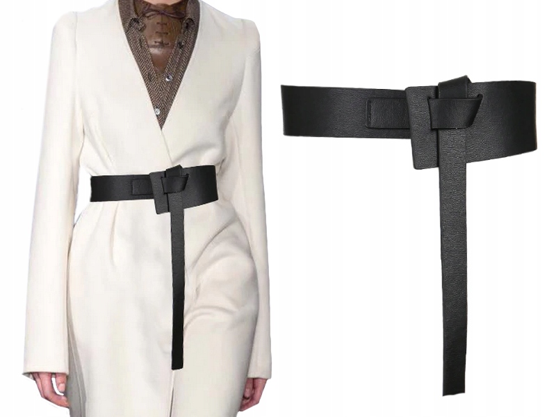 Купить L265 Черное платье с широкой талией и завязкой на поясе: отзывы, фото, характеристики в интерне-магазине Aredi.ru