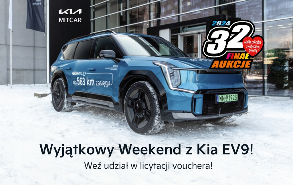 Kia EV9 - samochód na weekend!