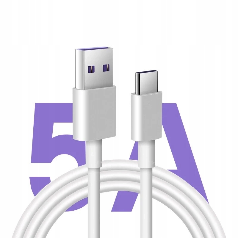 USB Type C Cable 5A Super Fast Charging Wire Mobile Phone USB Cable For