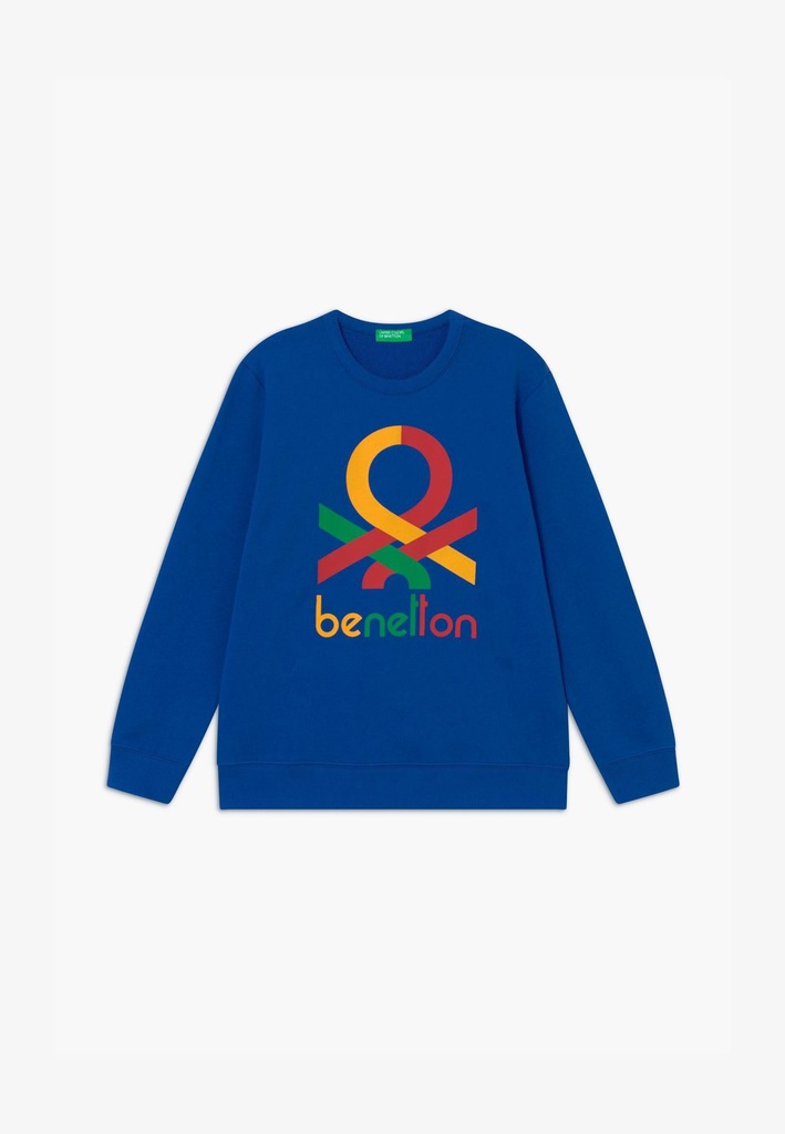 C1E207*BENETTON BLUZA CHŁOPIĘCA NADRUK 7/8 LAT U00