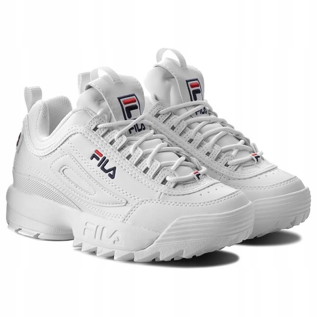 Buty Damskie Fila Disruptor 1010302 1fg Biale 38 8331247058 Allegro Pl