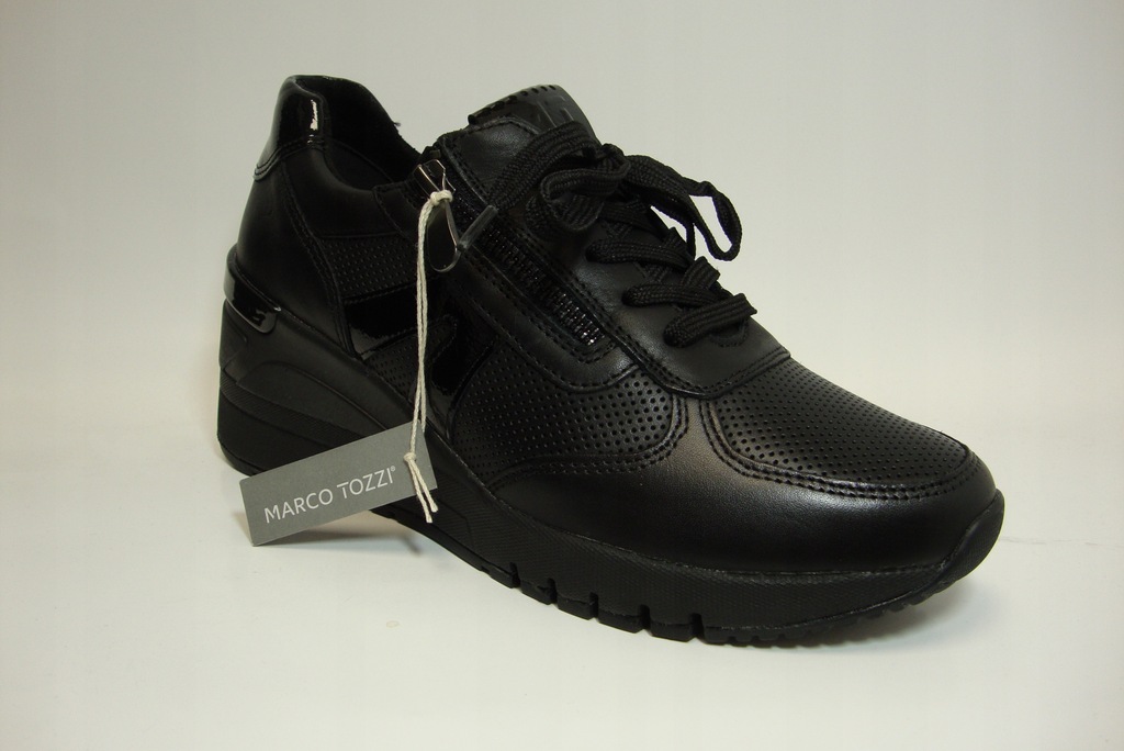 Sneakersy damskie Marco Tozzi 23501/25 czarne r.38