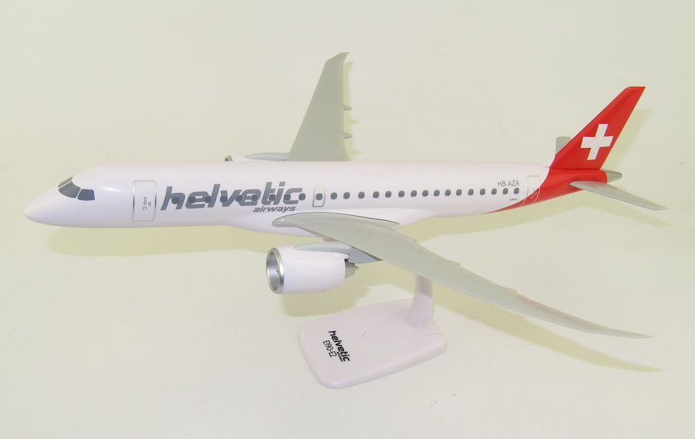 Купить Модель самолета Embraer 190 Helvetic Airways 1:100: отзывы, фото, характеристики в интерне-магазине Aredi.ru