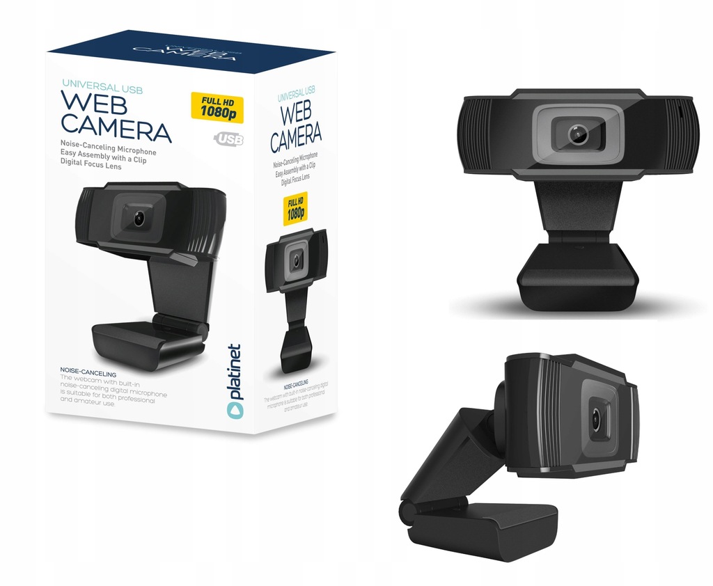 Купить Platinet PCWC1080 USB-веб-камера FHD 1080p: отзывы, фото, характеристики в интерне-магазине Aredi.ru
