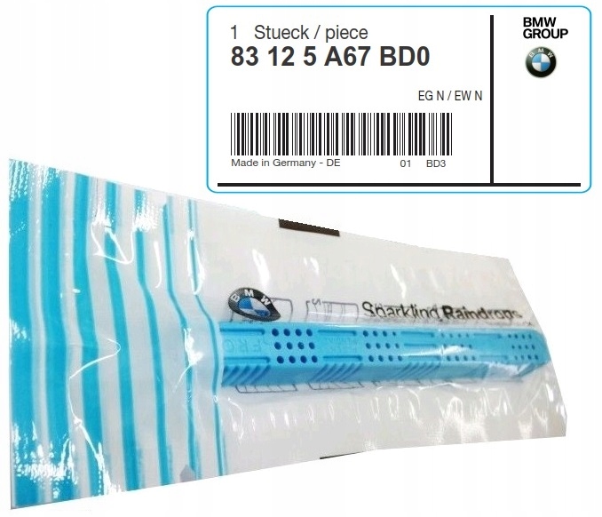 nowy oryg wkład zapach Sparkling Raindrops BMW ASO - 9166368430 ...