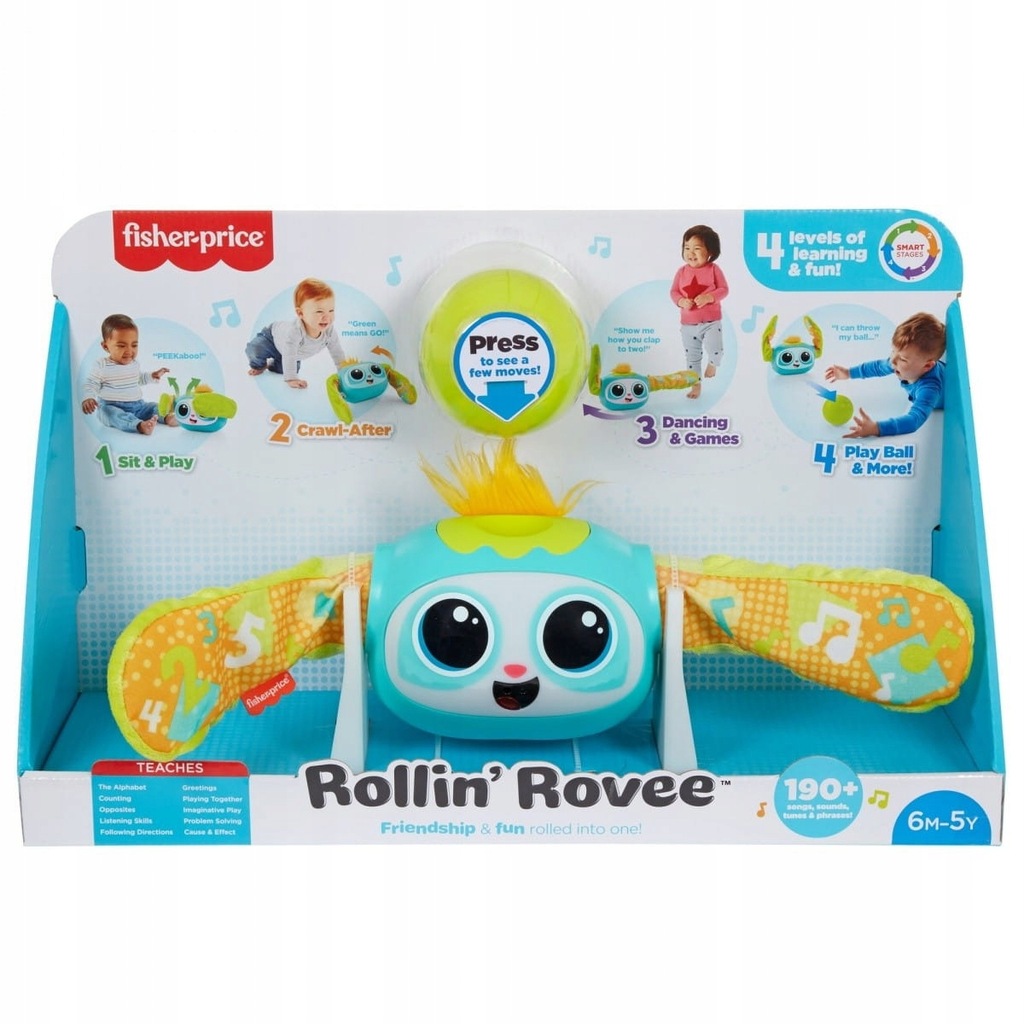 Rabat?_Fisher Price Interaktywny turlaczek Rovee