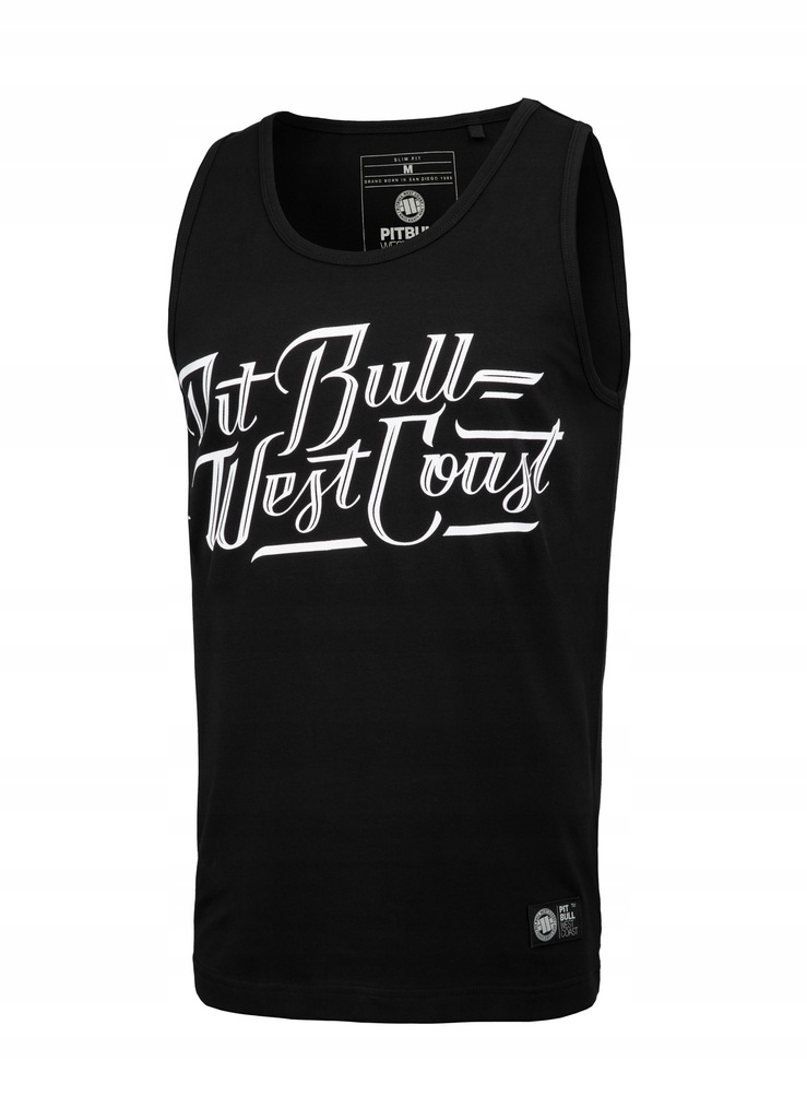 Tank Top Slim Fit Speed Pit Bull (M) czarny