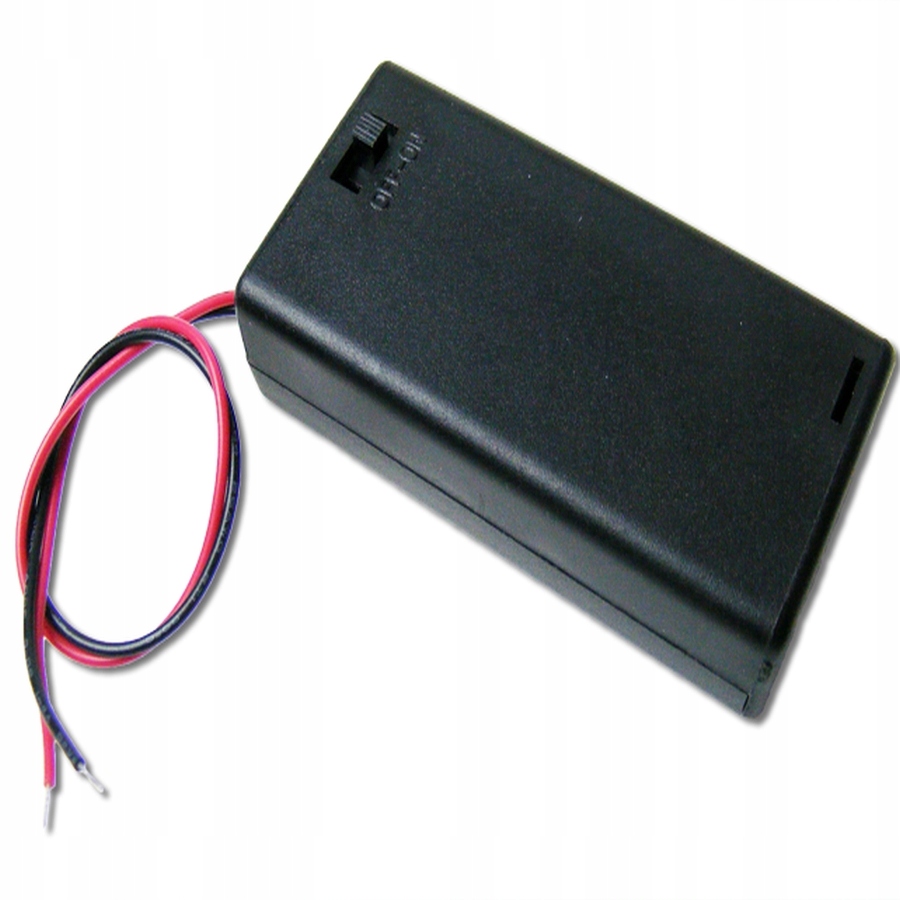 Koszyk na baterię AA x2 ARDUINO z przełącznikiem