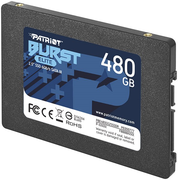 Patriot Ssd 480GB Burst Elite 450/320MB/s Sata Iii