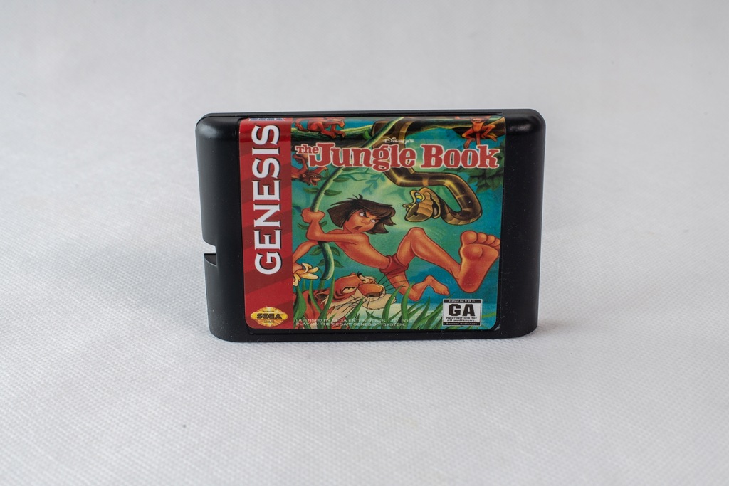 Sega Genesis Gra The Jungle Book Księga Dżungli