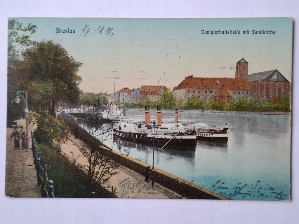 Pocztówka Breslau Wrocław kolor