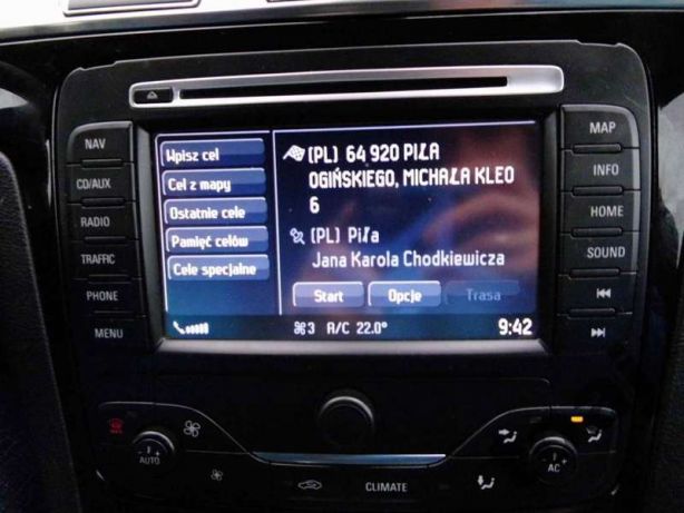 FORD NX Menu PL Lektor Aktualizacja Nawigacji 6889593334