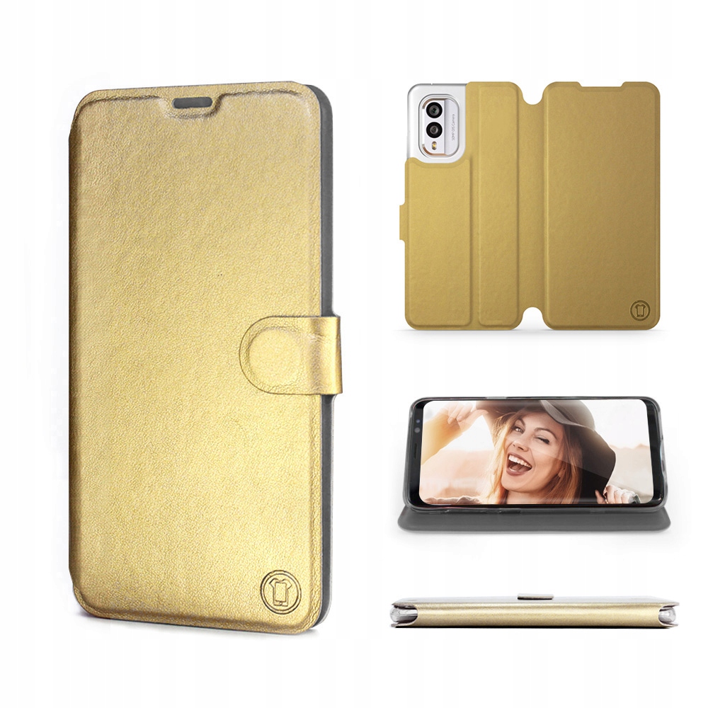 Etui MOBIWEAR do Nokia X30 5G - Gold Grey