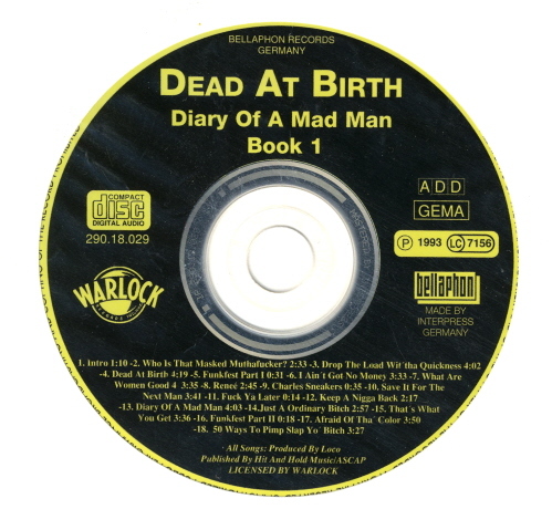 Dead At Birth –Diary of a mad man book 1 (1992)