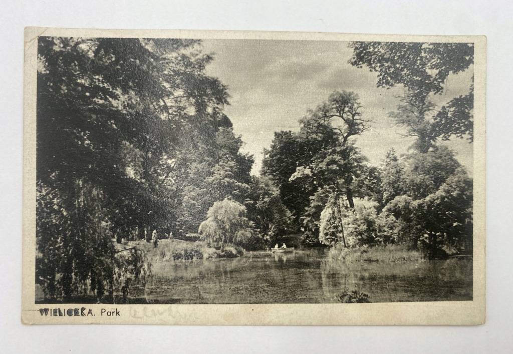 Pocztówka Wieliczka park
