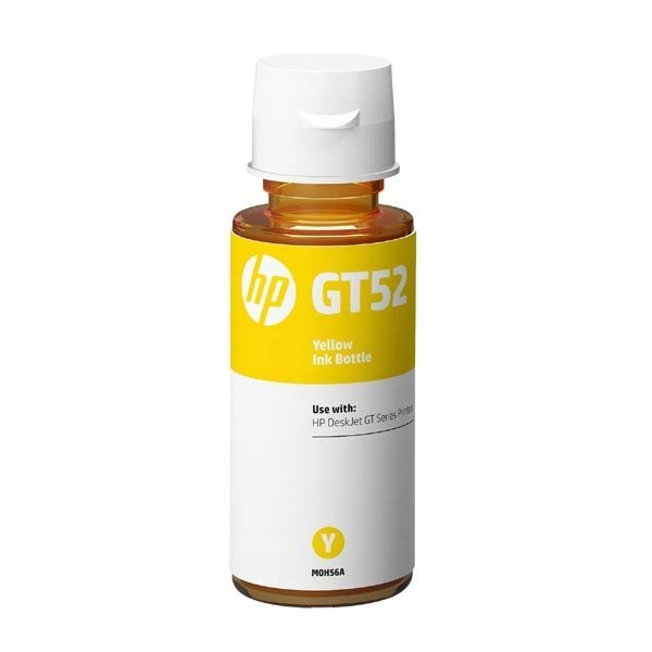 HP oryginalny ink bottle M0H56AE, HP GT52, yellow, 8000s, 70ml, HP DeskJet