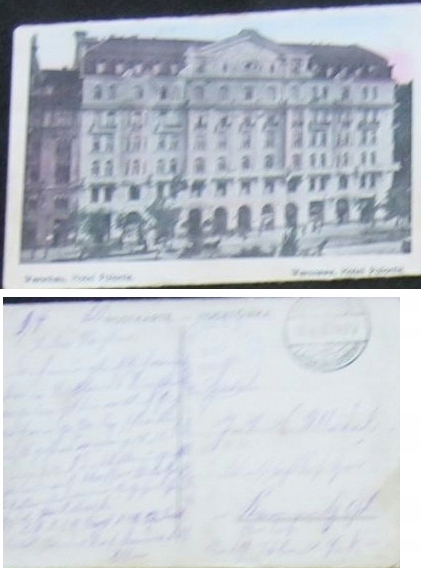 Warszawa Hotel Polonia 1916r.