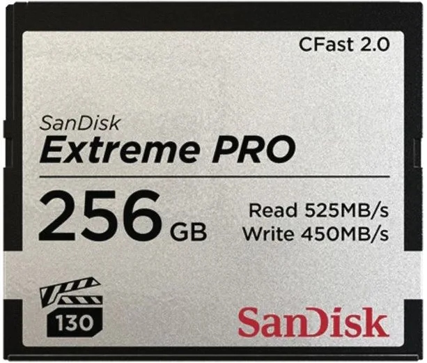 Karta pamięci CompactFlash SanDisk CFAST 256 GB