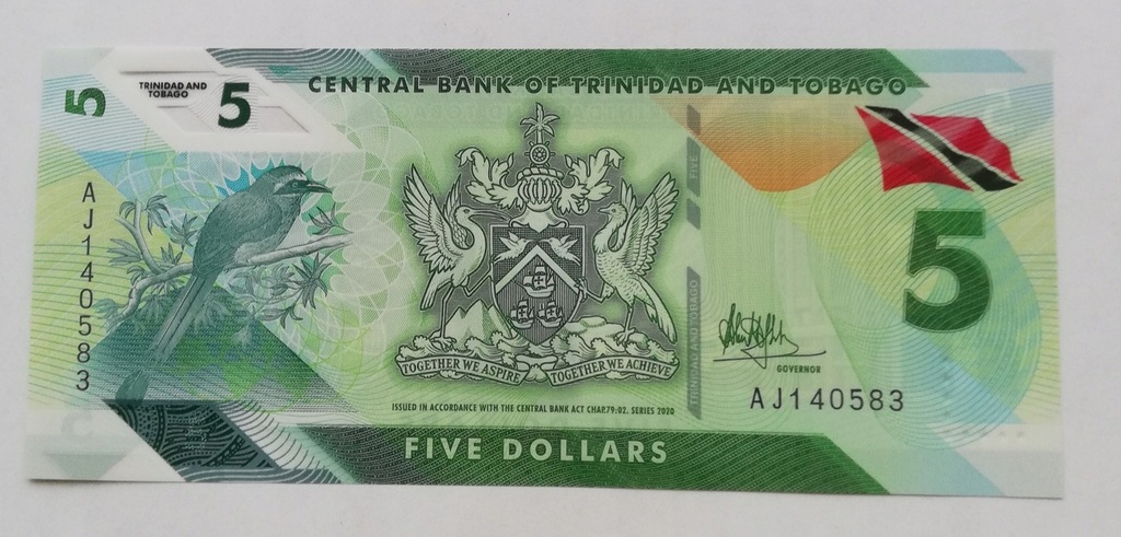 Trinidad and Tobago 5 dolar 2020