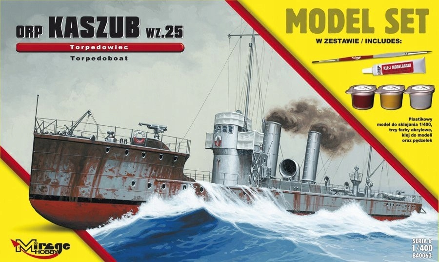 ORP "KASZUB" 1935 Polski Okręt Torpedow