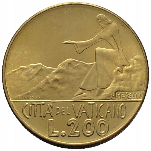 55726. Watykan - 200 lirów - 1978 r.