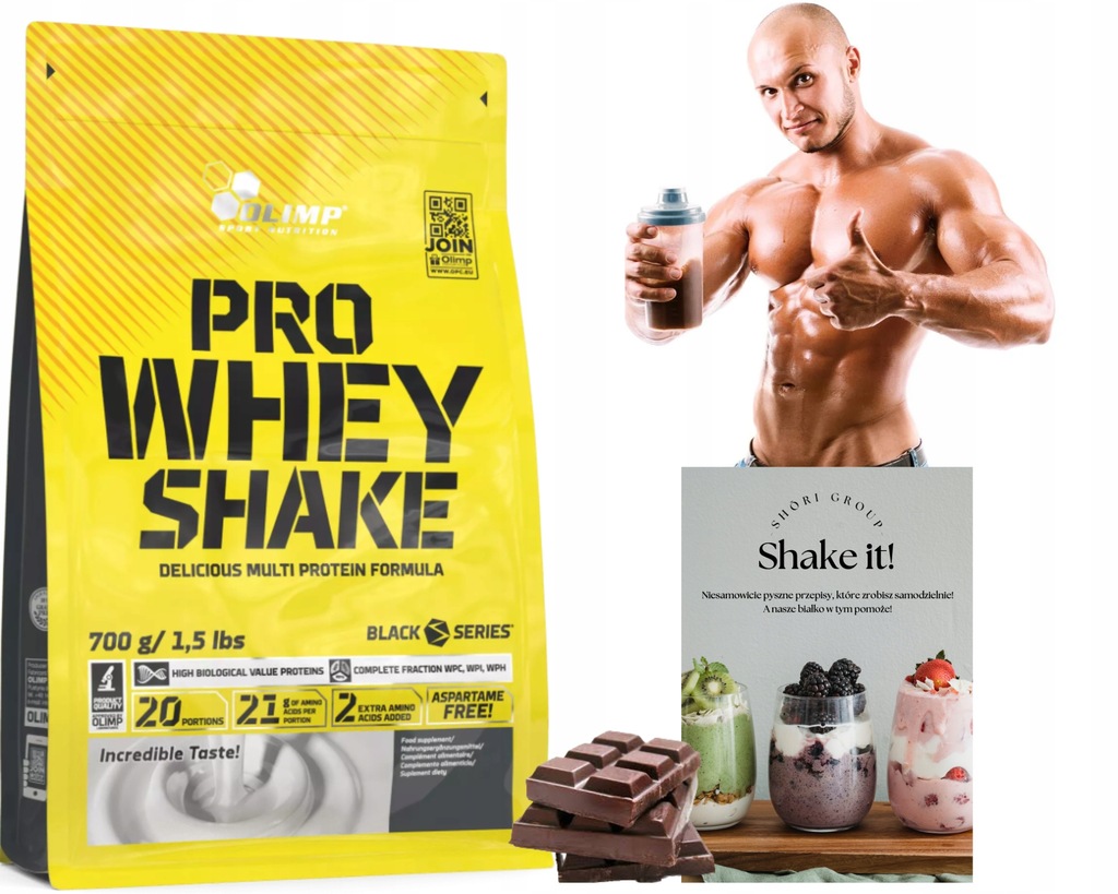 OLIMP WHEY PROTEIN ODŻYWKA BIAŁKOWA SUPLEMENT 700G