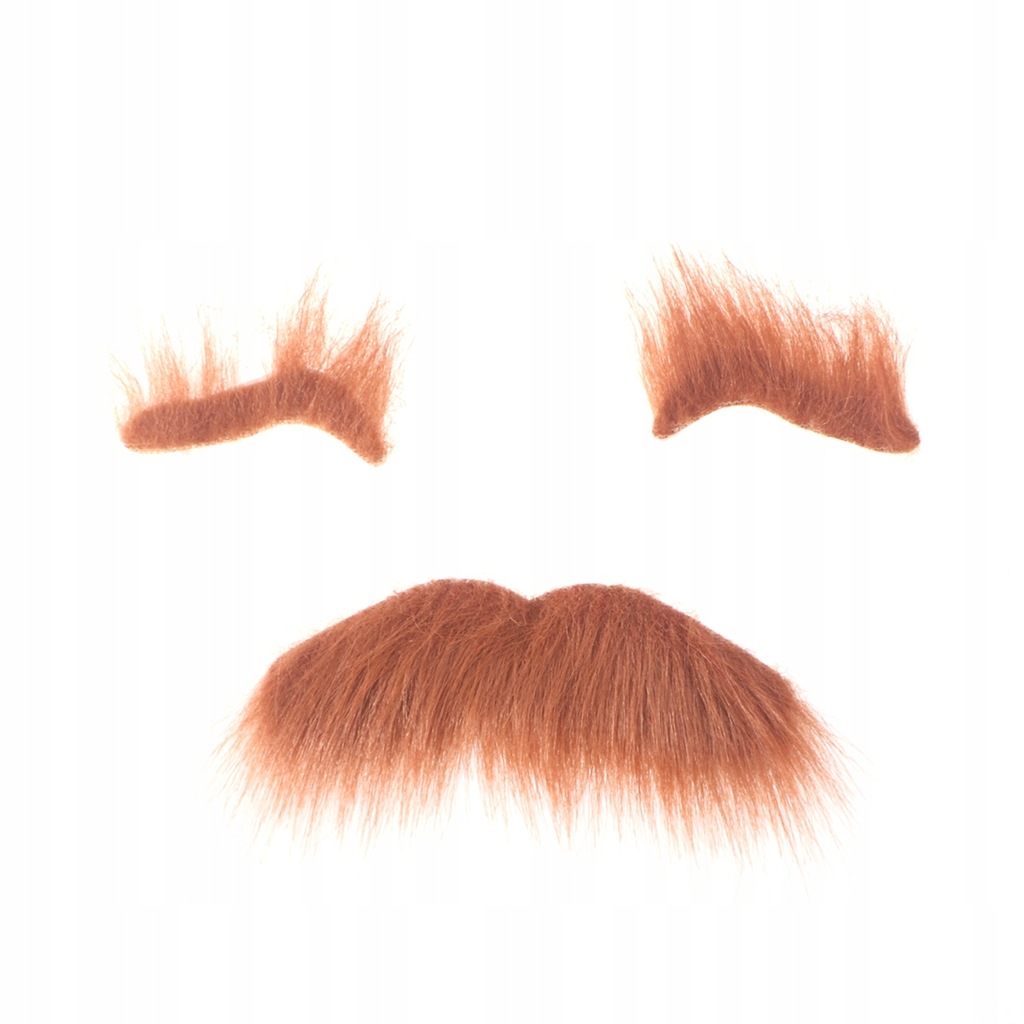 Samoprzylepne brwi brodę wąsy rekwizyty do włosów
